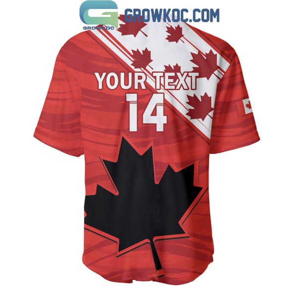 Canada Rugby Go Canucks Maple Leaf Pacific Personalized Baseball Jersey