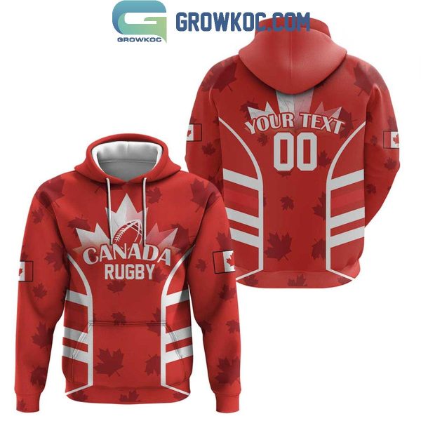 Canada Rugby National Team Personalized Hoodie T-Shirt