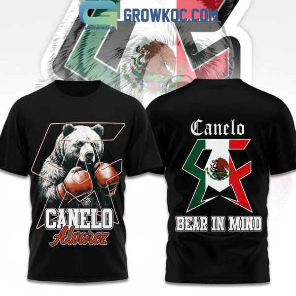 Canelo Alvarez Boxing Bear In Mind 2024 Hoodie T-Shirt