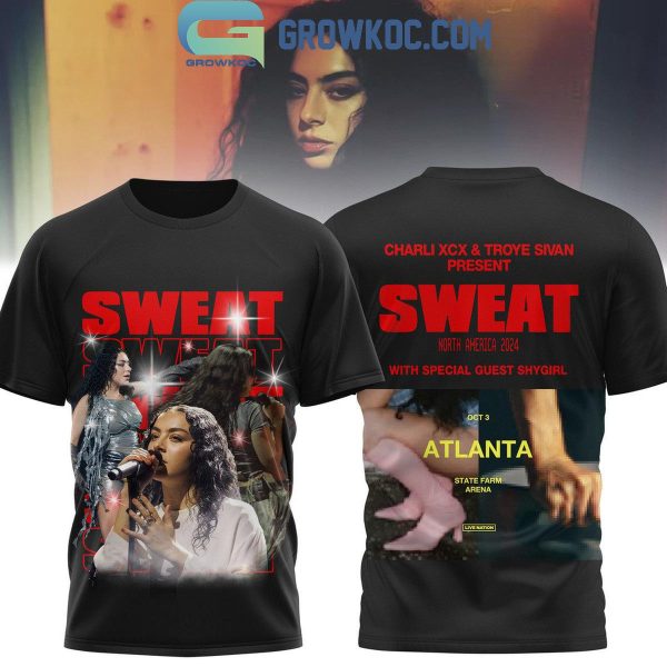 Charli XCX Troye Sivan Sweat North America 2024 Tour Hoodie T-Shirt