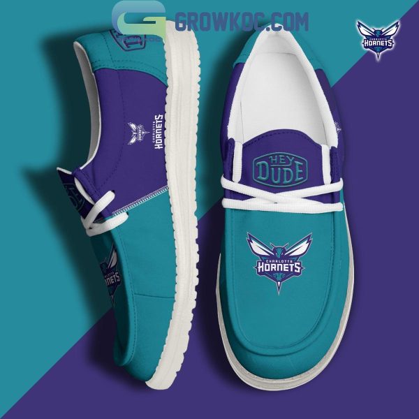 Charlotte Hornets 2024 Personalized Hey Dude Shoes