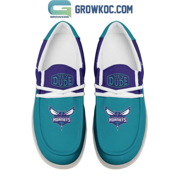 Charlotte Hornets 2024 Personalized Hey Dude Shoes