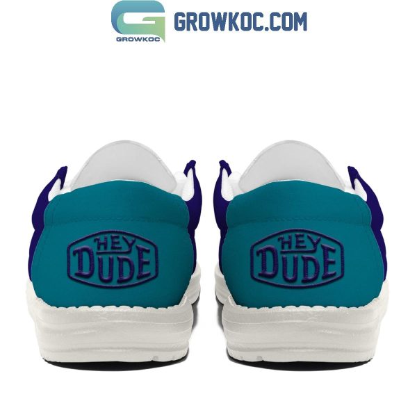 Charlotte Hornets 2024 Personalized Hey Dude Shoes