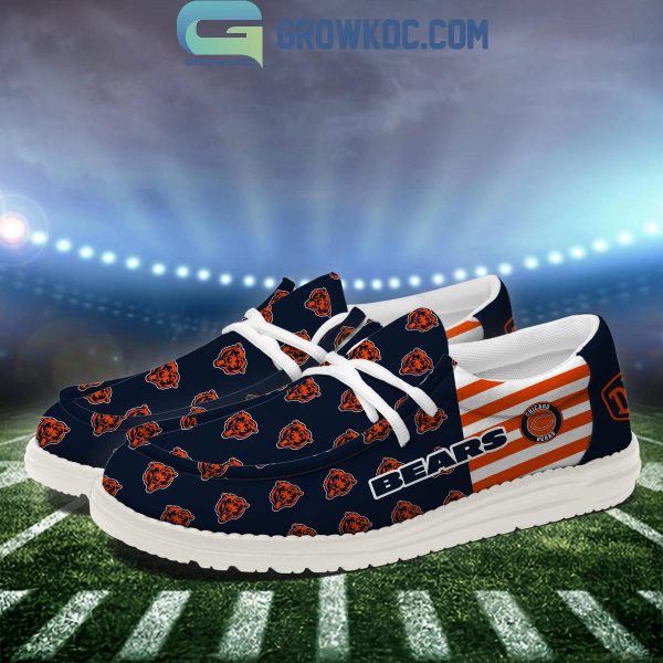 Chicago Bears 2024 Version Personalized Hey Dude Shoes