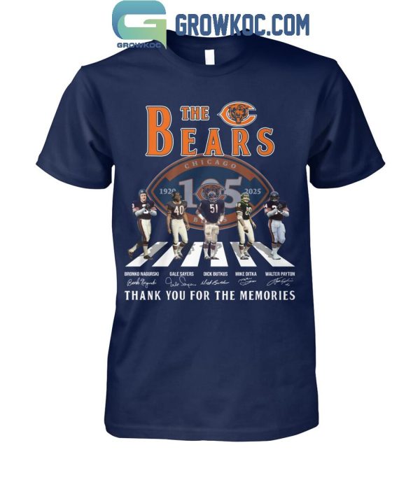 Chicago Bears The Bears 1920-2025 105 Years Of The Victory T-Shirt