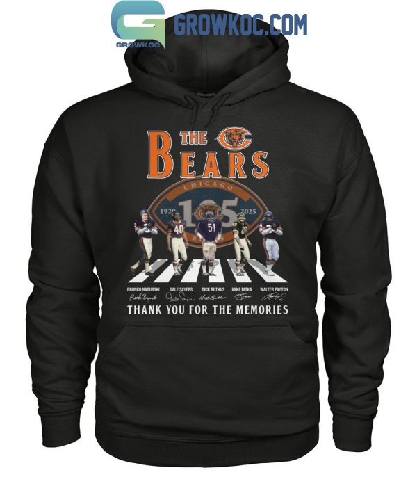 Chicago Bears The Bears 1920-2025 105 Years Of The Victory T-Shirt