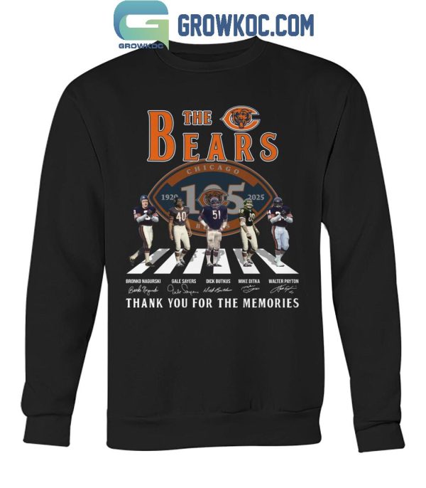 Chicago Bears The Bears 1920-2025 105 Years Of The Victory T-Shirt