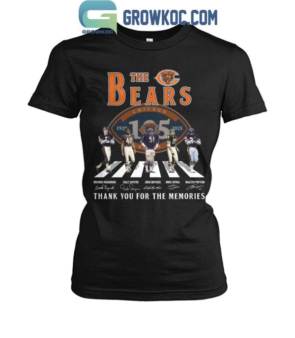 Chicago Bears The Bears 1920-2025 105 Years Of The Victory T-Shirt