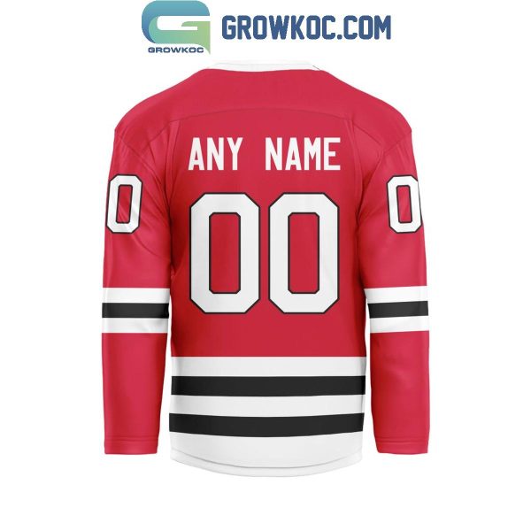 Chicago Blackhawks Be The Fighter 2024 Home Personalized Hockey Jersey