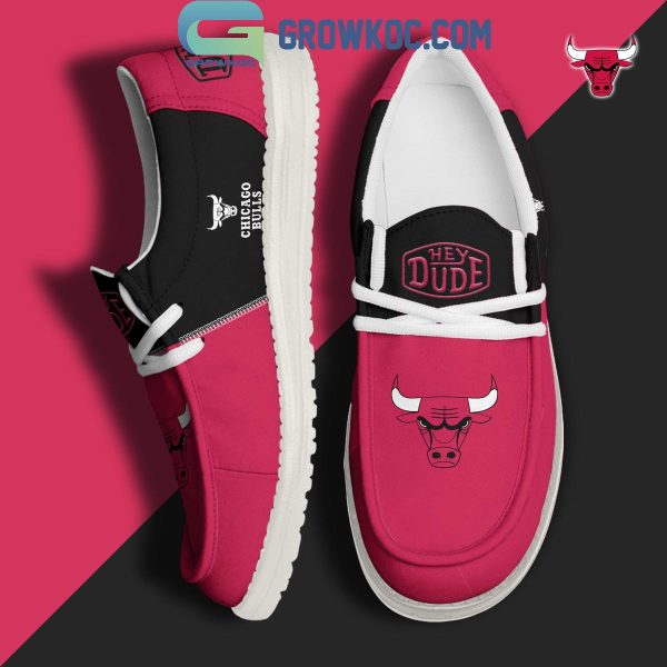 Chicago Bulls 2024 Personalized Hey Dude Shoes