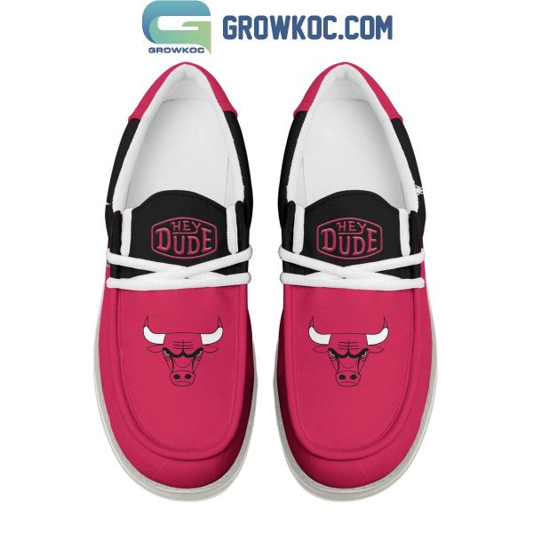 Chicago Bulls 2024 Personalized Hey Dude Shoes