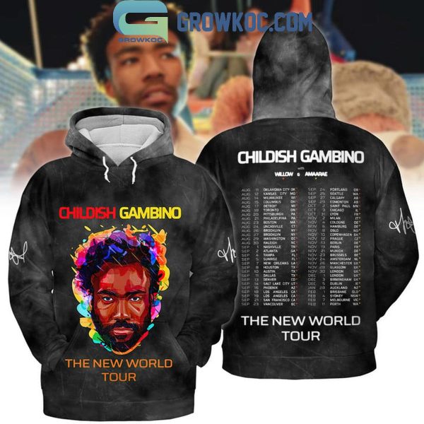 Childish Gambino The New World Tour 2024 Schedule Hoodie T-Shirt