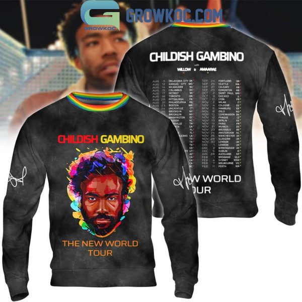 Childish Gambino The New World Tour 2024 Schedule Hoodie T-Shirt