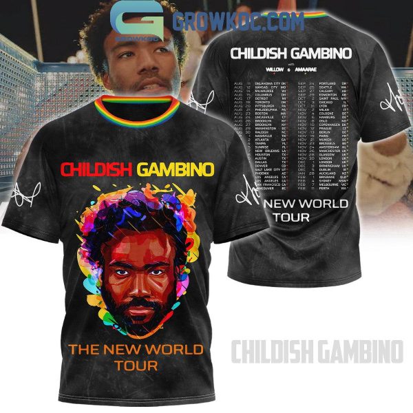 Childish Gambino The New World Tour 2024 Schedule Hoodie T-Shirt