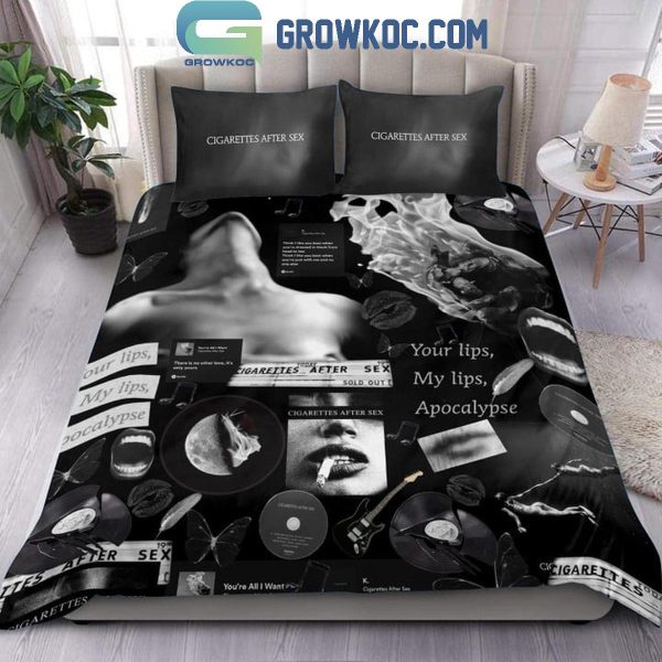 Cigarettes After Sex Your Lips My Lips Apocalypse Bedding Set