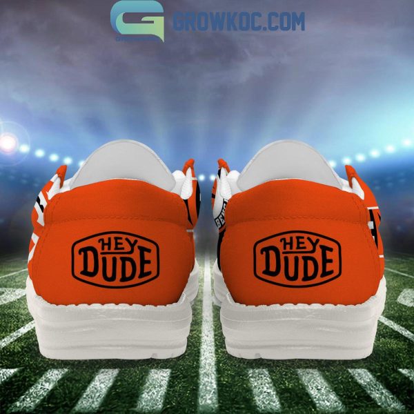 Cincinnati Bengals 2024 Version Personalized Hey Dude Shoes