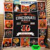 Cleveland Browns Dawgs Pound Est. 1946 Halloween Personalized Fleece Blanket Quilt