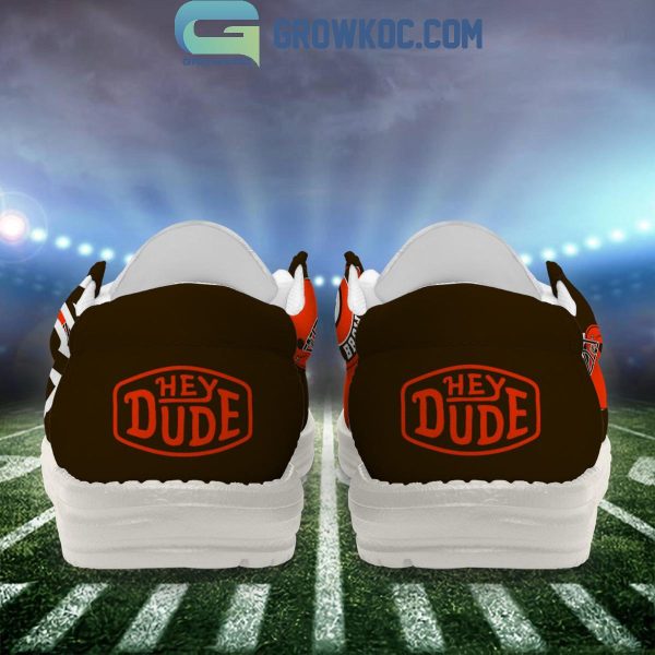 Cleveland Browns 2024 Version Personalized Hey Dude Shoes