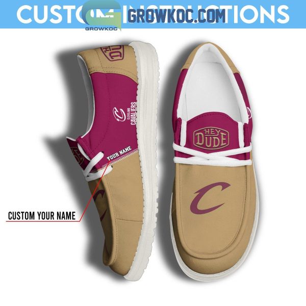 Cleveland Cavaliers 2024 Personalized Hey Dude Shoes