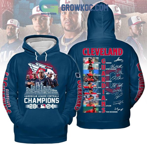 Cleveland Guardians America League Central Champions Skyline 2024 Hoodie T-Shirt