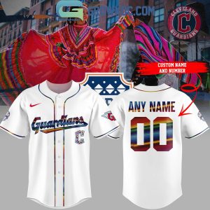 Cleveland Guardians Baseball 2024 Hispanic Heritage Month Personalized Baseball Jersey