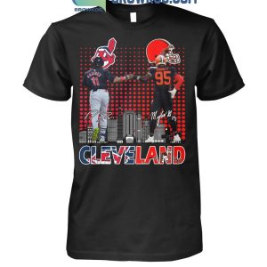 Cleveland Guardians Jose Ramirez Cleveland Browns Myles Garrett Proud T-Shirt