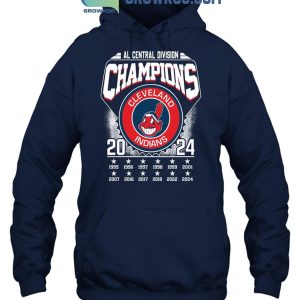 Cleveland Indians AL Central Division Champions 2024 Cleveland Guardians T-Shirt