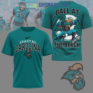 Coastal Carolina Chanticleers Ball At The Beach Hoodie T-Shirt