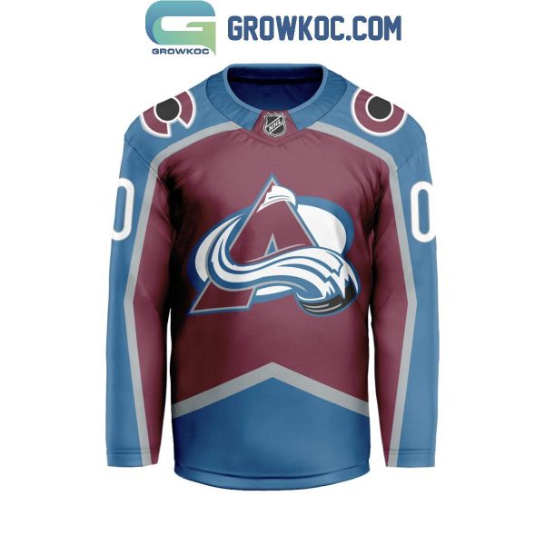 Colorado Avalanche Be The Fighter 2024 Home Personalized Hockey Jersey