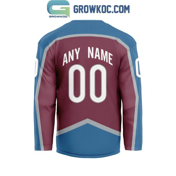 Colorado Avalanche Be The Fighter 2024 Home Personalized Hockey Jersey