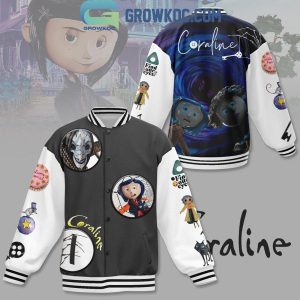 Coraline Find Your Eyes Baseball Jacket