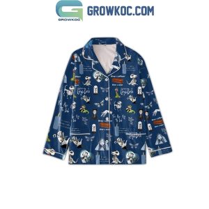 Corpse Bride Tim Burton 2024 Navy Version Polyester Pajamas Set