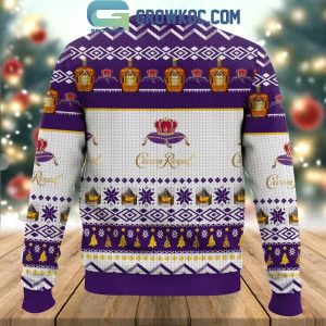 Crown Royal Happiest Drink Christmas Ugly Sweater