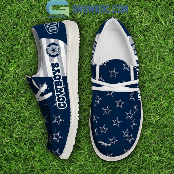 Dallas Cowboys 2024 Version Personalized Hey Dude Shoes