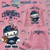 Dallas Cowboys 50th Anniversary Of Hello Kitty 2024 Navy Hoodie T-Shirt