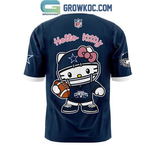 Dallas Cowboys Celebrating 50th Anniversary Of Hello Kitty Navy Football Jersey