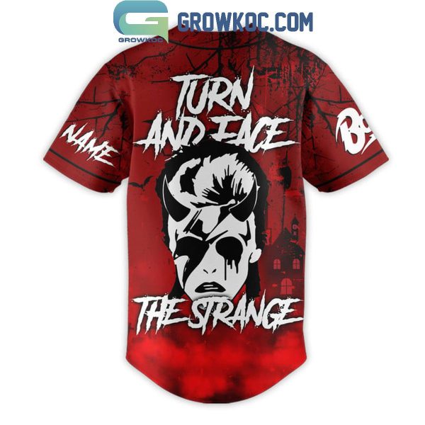 David Bowie Turn And Face The Strange Personalized Baseball Jersey