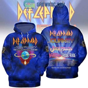 Def Leppard Journey Cheap Trick And The Heat In Tour 2024 Hoodie T-Shirt