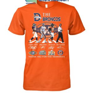 Denver Broncos 65 Years Of The Memories And Victory T-Shirt