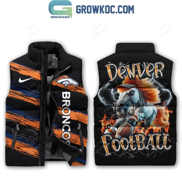 Denver Broncos Football 2024 Sleeveless Puffer Jacket