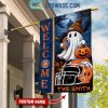 Detroit Lions Welcome Halloween 2024 Personalized House Garden Flag