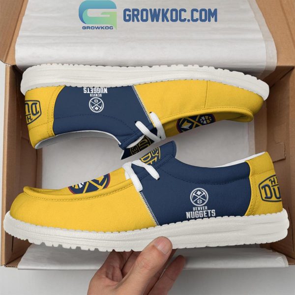 Denver Nuggets 2024 Personalized Hey Dude Shoes