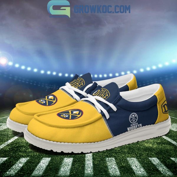 Denver Nuggets 2024 Personalized Hey Dude Shoes