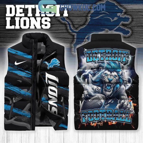 Detroit Lions Football 2024 Sleeveless Puffer Jacket