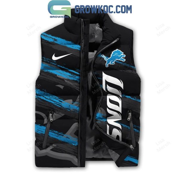 Detroit Lions Football 2024 Sleeveless Puffer Jacket