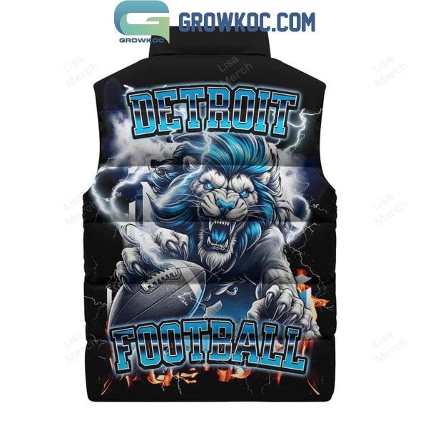 Detroit Lions Football 2024 Sleeveless Puffer Jacket