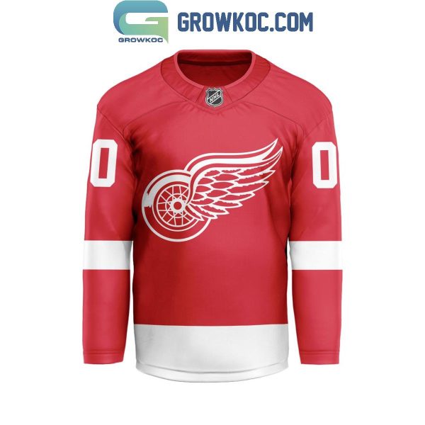 Detroit Red Wings Be The Fighter 2024 Home Personalized Hockey Jersey