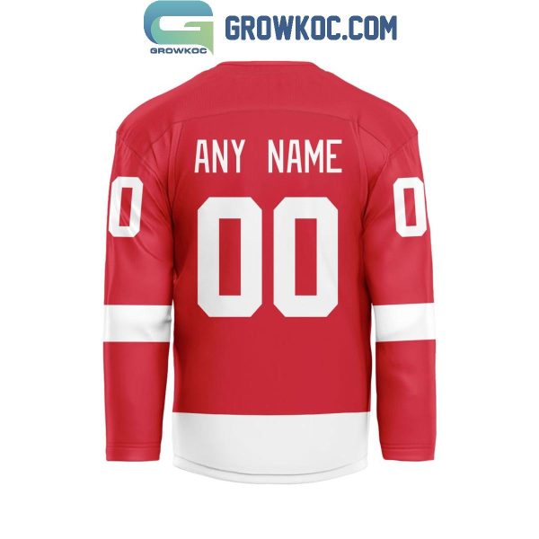 Detroit Red Wings Be The Fighter 2024 Home Personalized Hockey Jersey