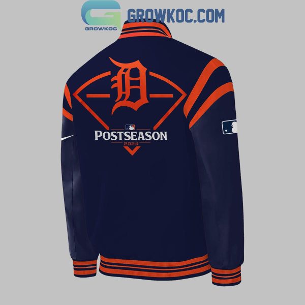 Detroit Tigers 2024 Baseball Team October Ready Postseason Baseball Jacket