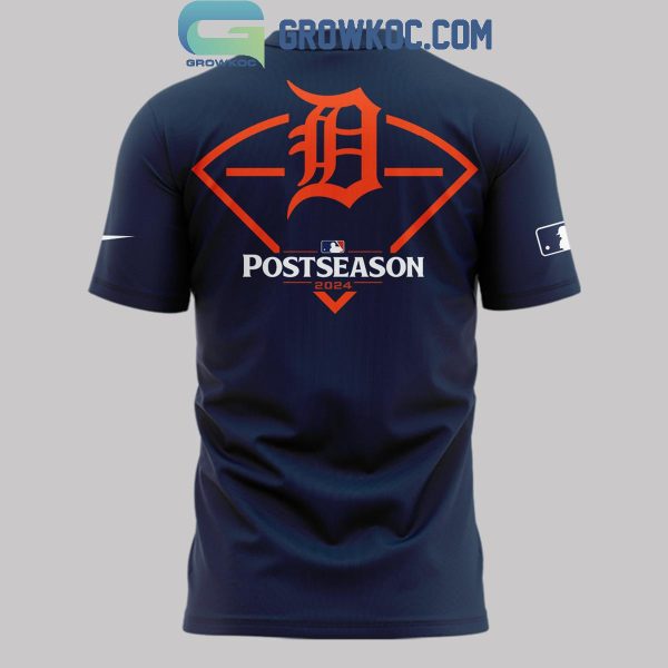 Detroit Tigers 2024 Baseball Team October Ready Postseason Hoodie T-Shirt